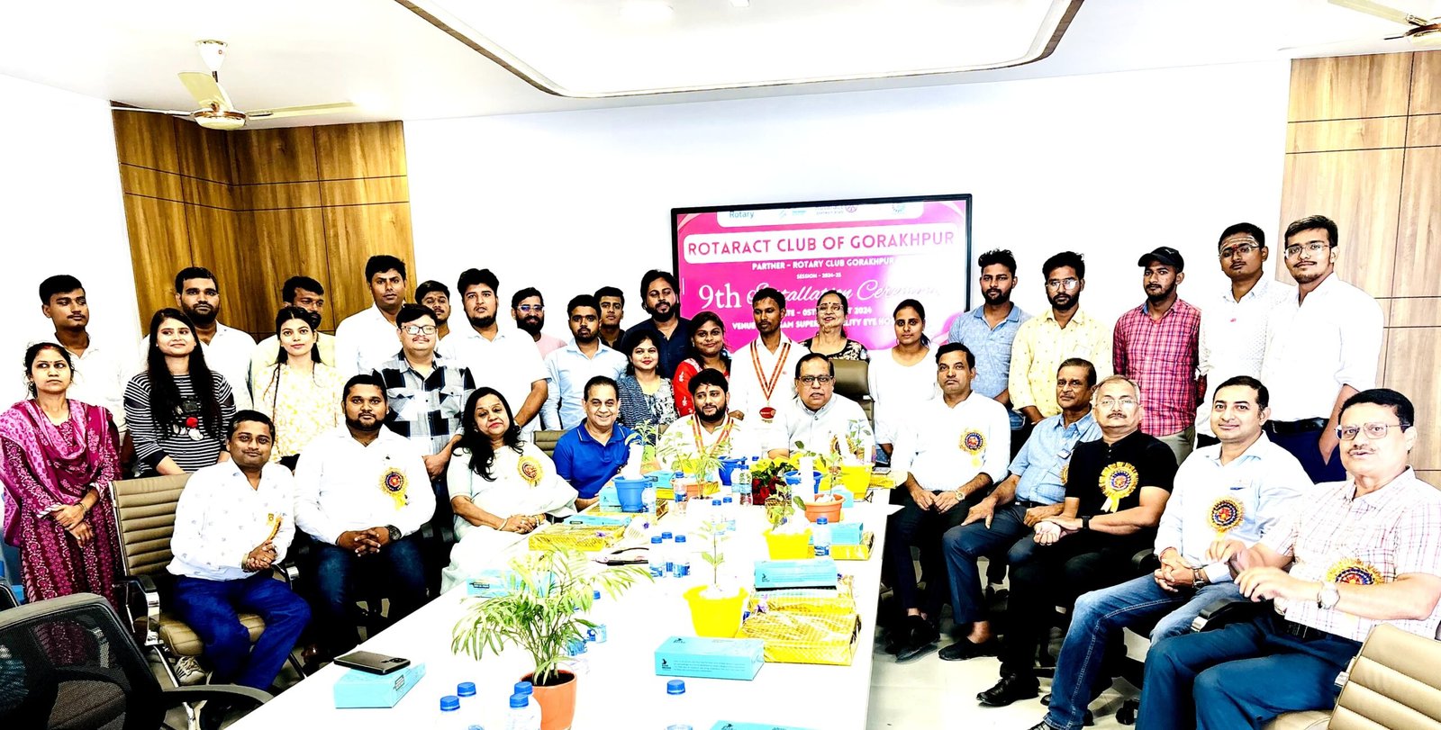 समाजसेवी अंकित मिश्रा राष्ट्रवादी बने रोटरेक्ट क्लब गोरखपुर के अध्यक्ष