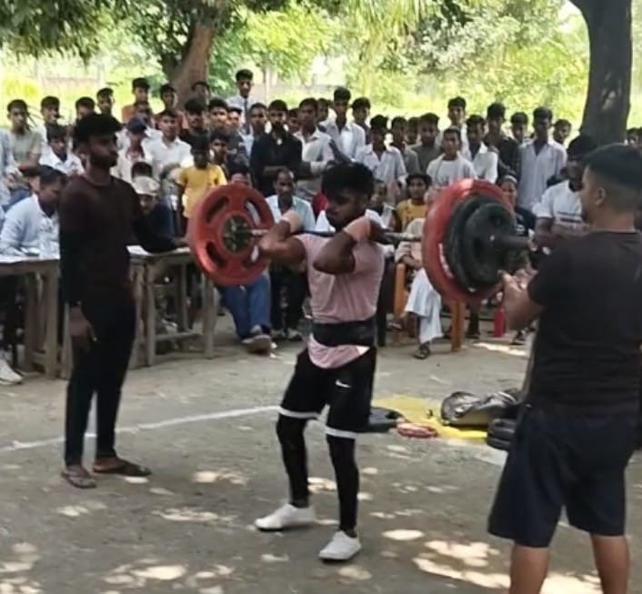 तहसील स्तरीय भारोत्तोलन प्रतियोगिता का हुआ आयोजन