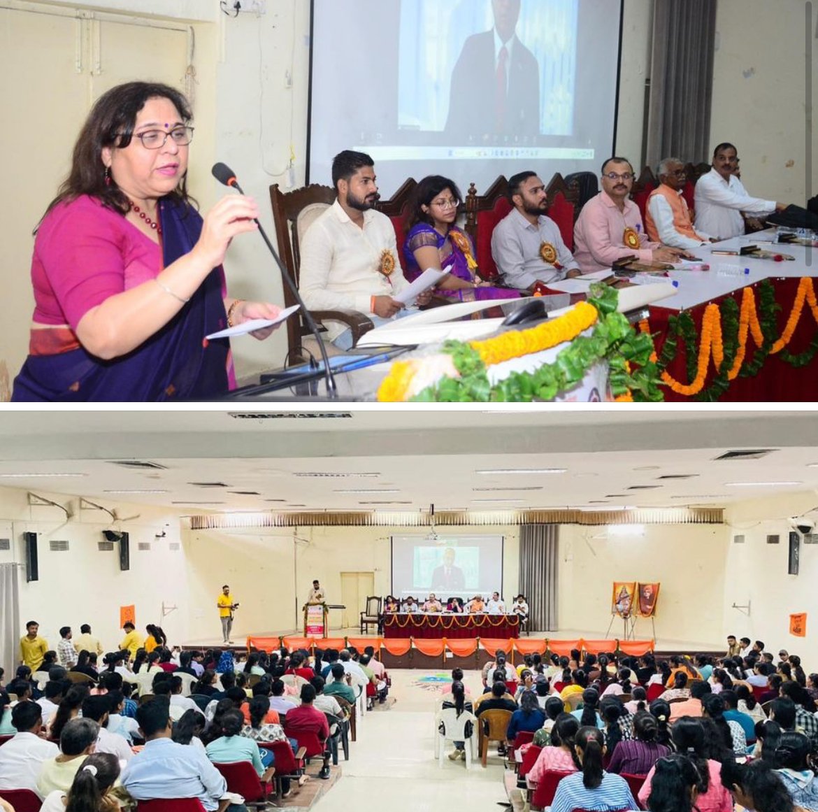 पूर्ण रोजगारयुक्त गोरखपुर, हर घर उद्यमिता, पलायन मुक्त पूर्वांचल और पर्यावरण स्वराज पर एबीवीपी डीडीयु की संयुक्त कार्यशाला।