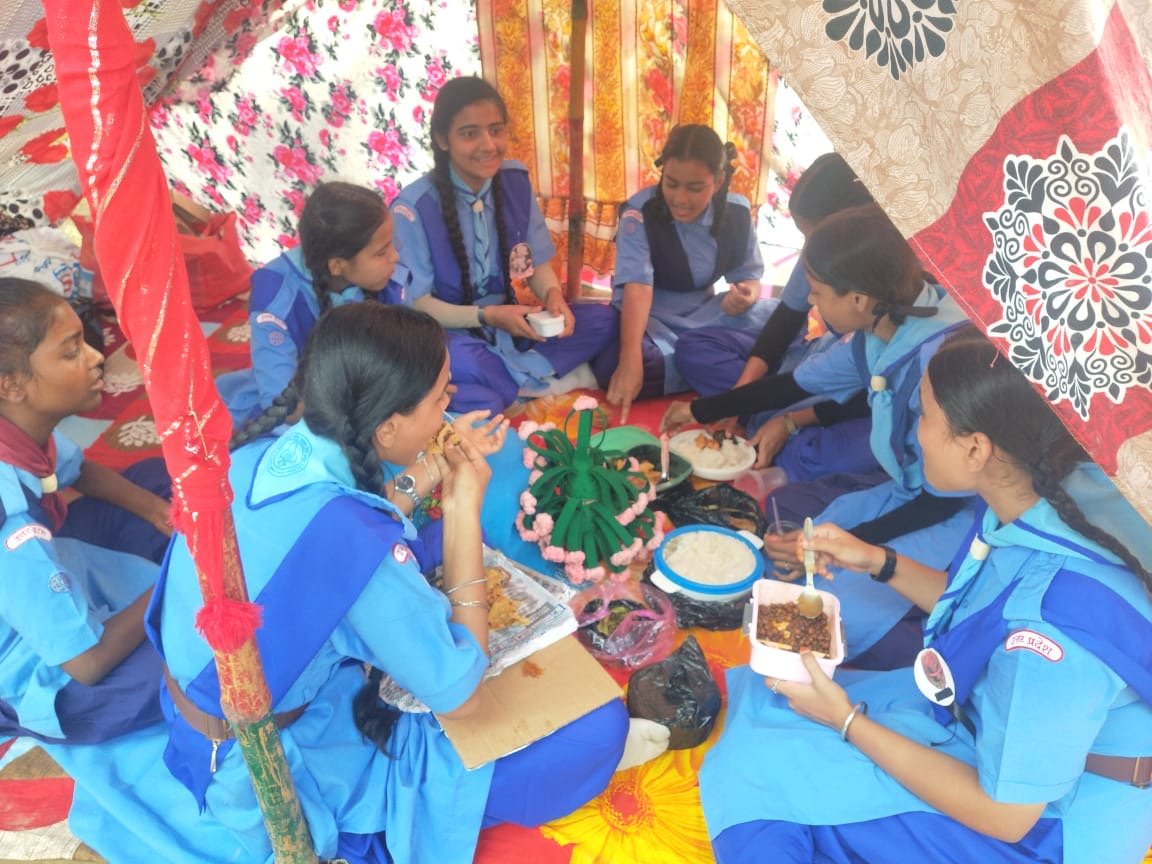 भारत स्काउट गाइड का तृतीय सोपान जाँच शिविर हुवा सम्पन्न