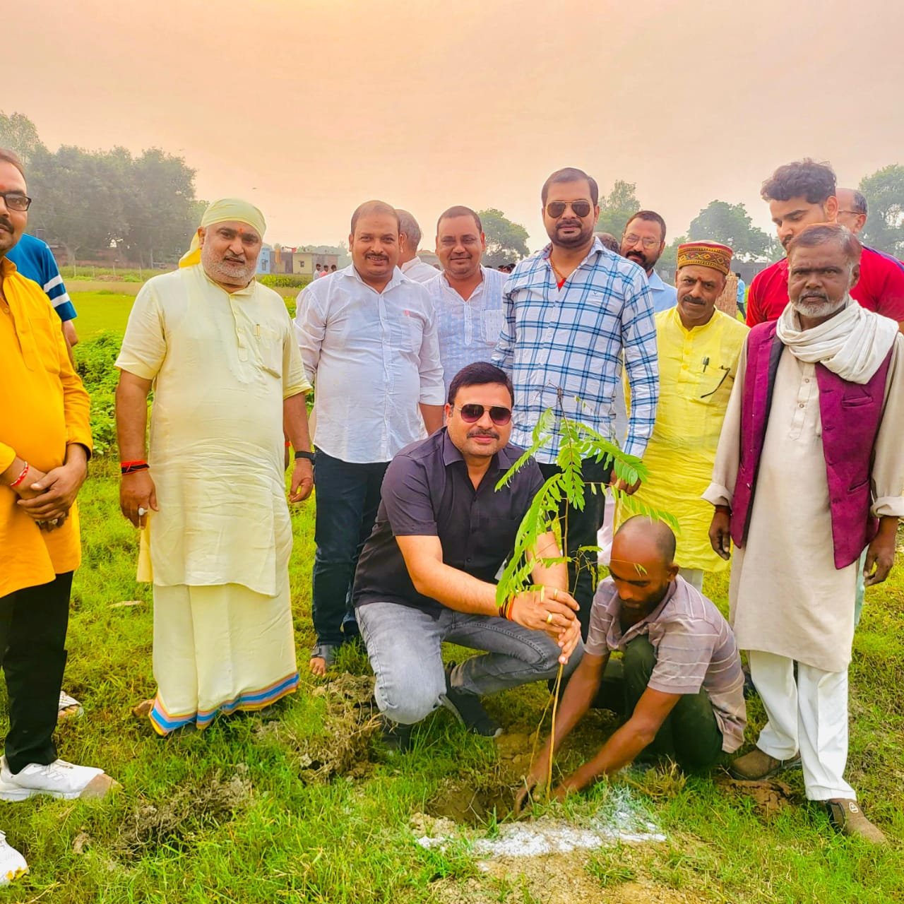 मैभरा और पटना में विधायक ने किया वृक्षारोपण