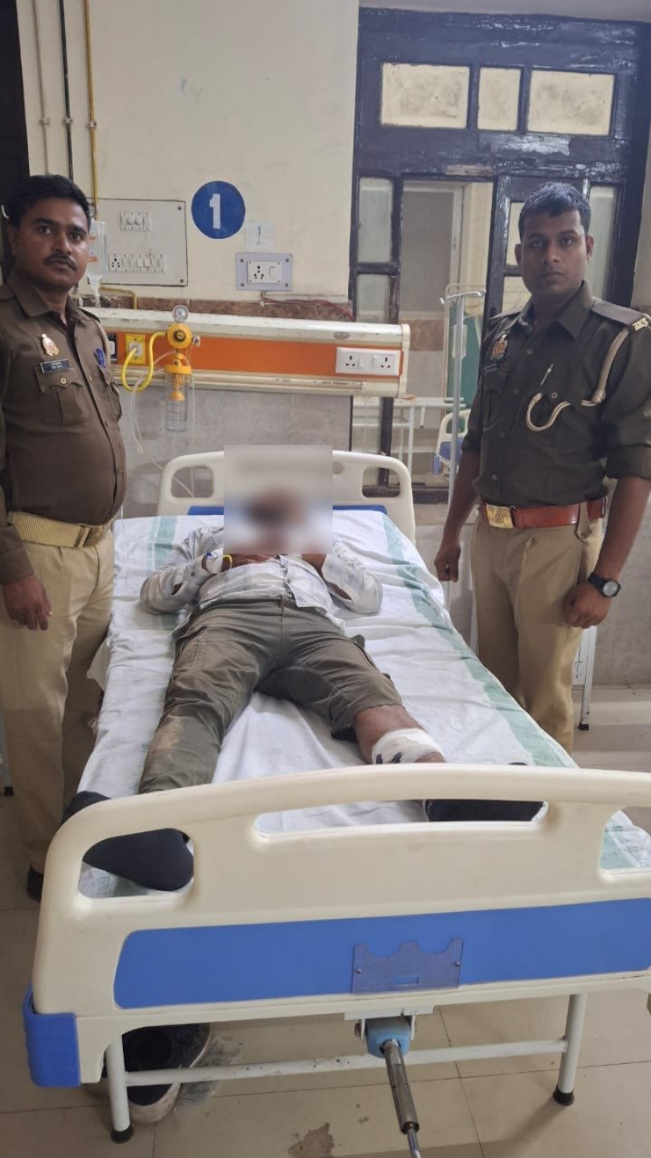 अनिल के हत्यारे मोहम्मद सैफ को पुलिस ने मुखभेड़ में किया गिरफ्तार