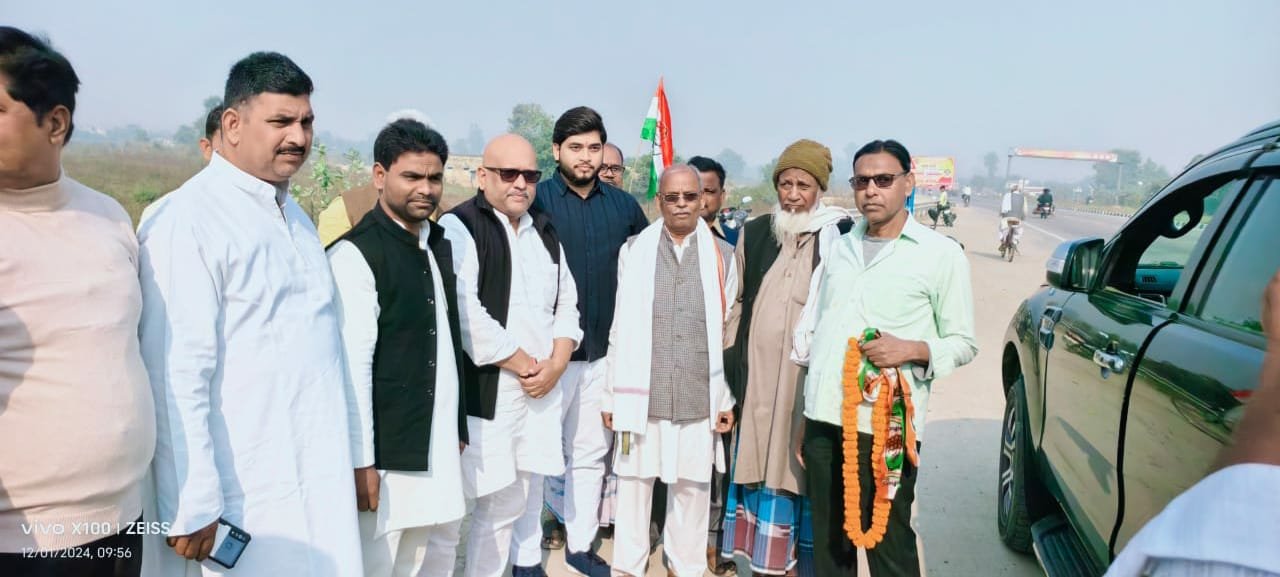 कांग्रेस के प्रदेश अध्यक्ष अजय राय का हुआ भव्य स्वागत
