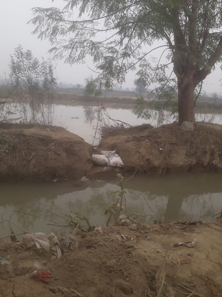 नहर विभाग की लापरवाही,सांसत में अन्नदाता