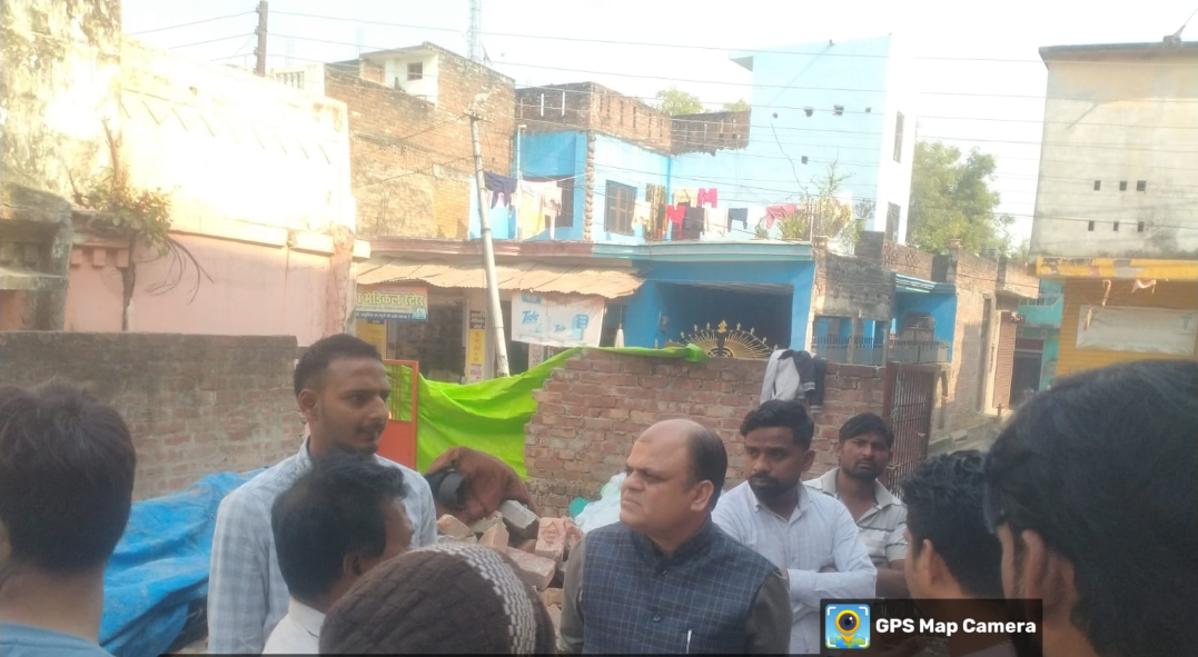 न.पं पीपीगंज में आबादी की जमीन पर हो रहे कब्जे पर लगा विराम