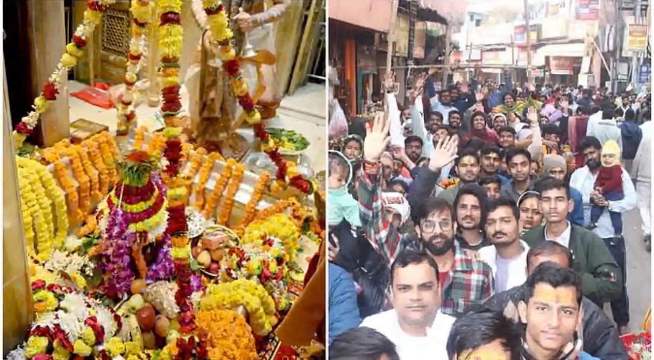 नए साल के पहले दिन रिकॉर्ड 7.43 लाख श्रद्धालुओं ने किए बाबा विश्वनाथ के दर्शन