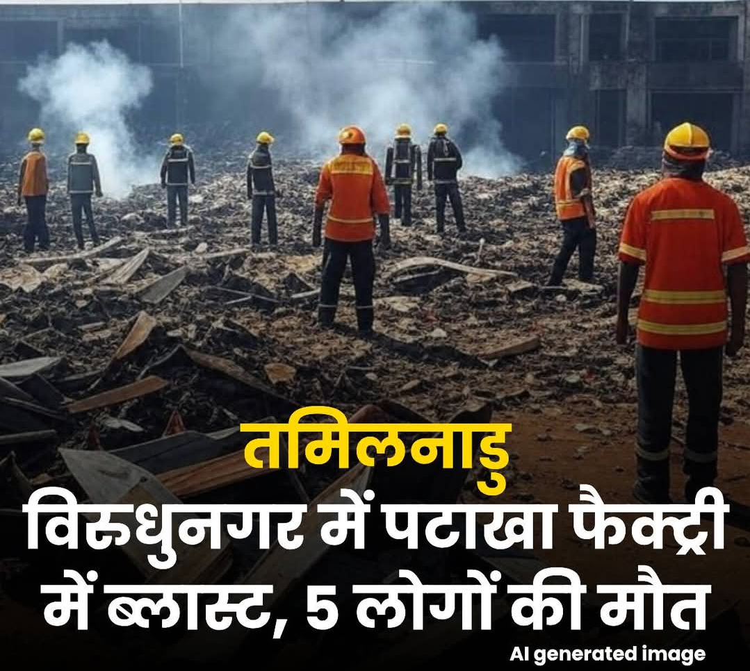 पटाखा फैक्ट्री में भीषण ब्लास्ट