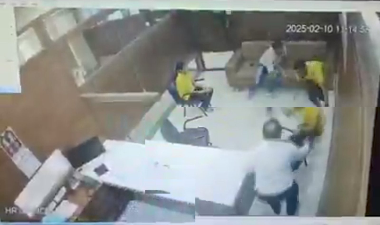 बेटी से बात करने पर पिता ने इंस्टीट्यूट में छात्र को मारे चाकू, वारदात CCTV में कैद