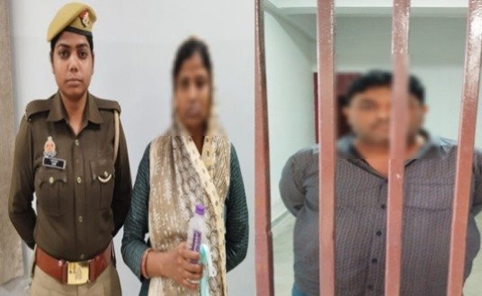 फर्जी दस्तावेजों से जमीन का बैनामा, लाखों की लूट; महिला समेत दो गिरफ्तार