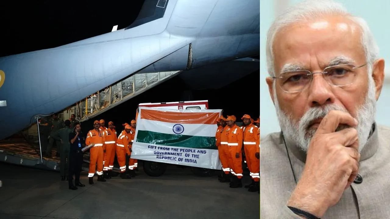 भारत ने म्यांमार की मदद के लिए भेजी राहत सामग्री, भूकंप से कई लोगों की गई जान