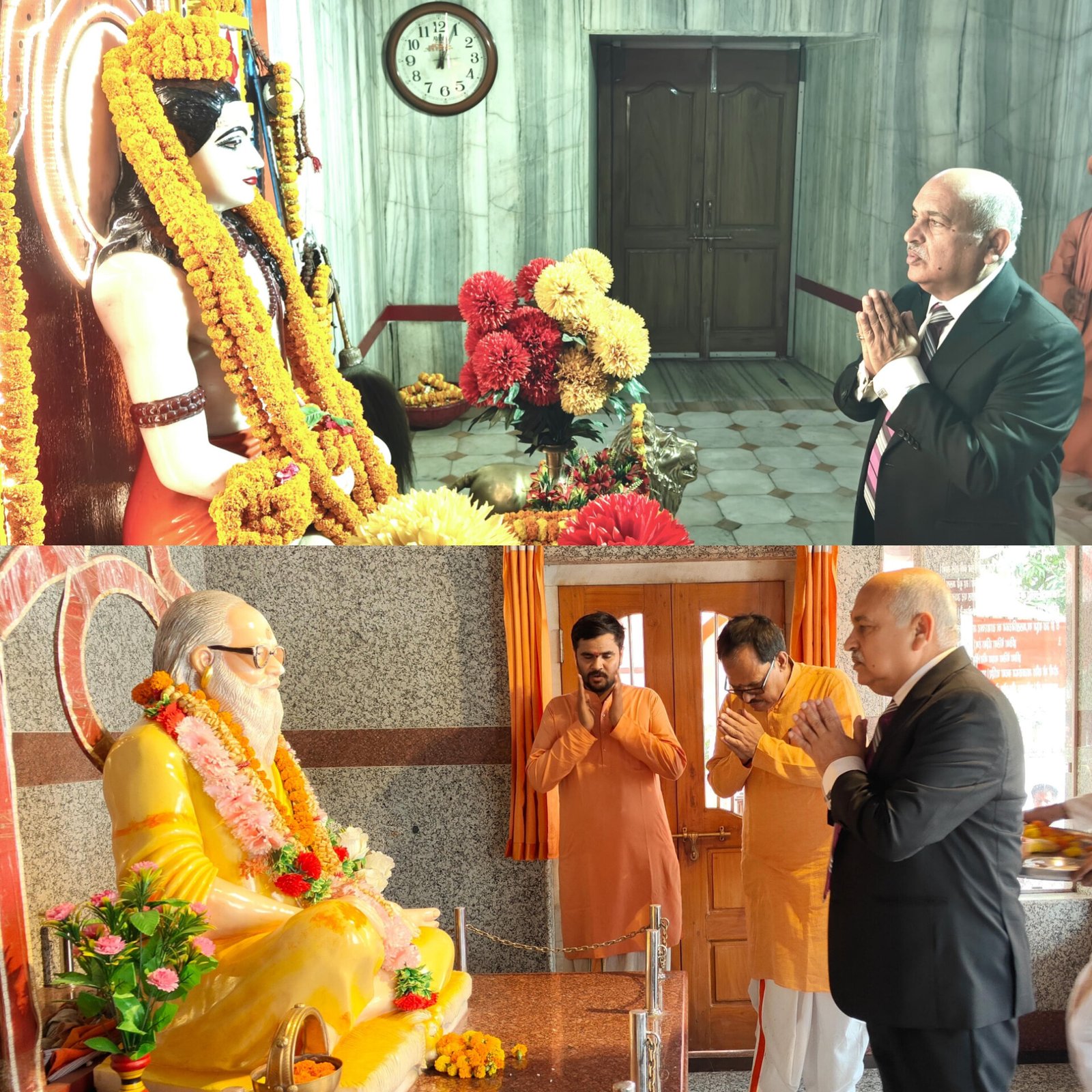 न्यायमूर्ति पंकज मित्थल पहुंचे गोरखनाथ मंदिर