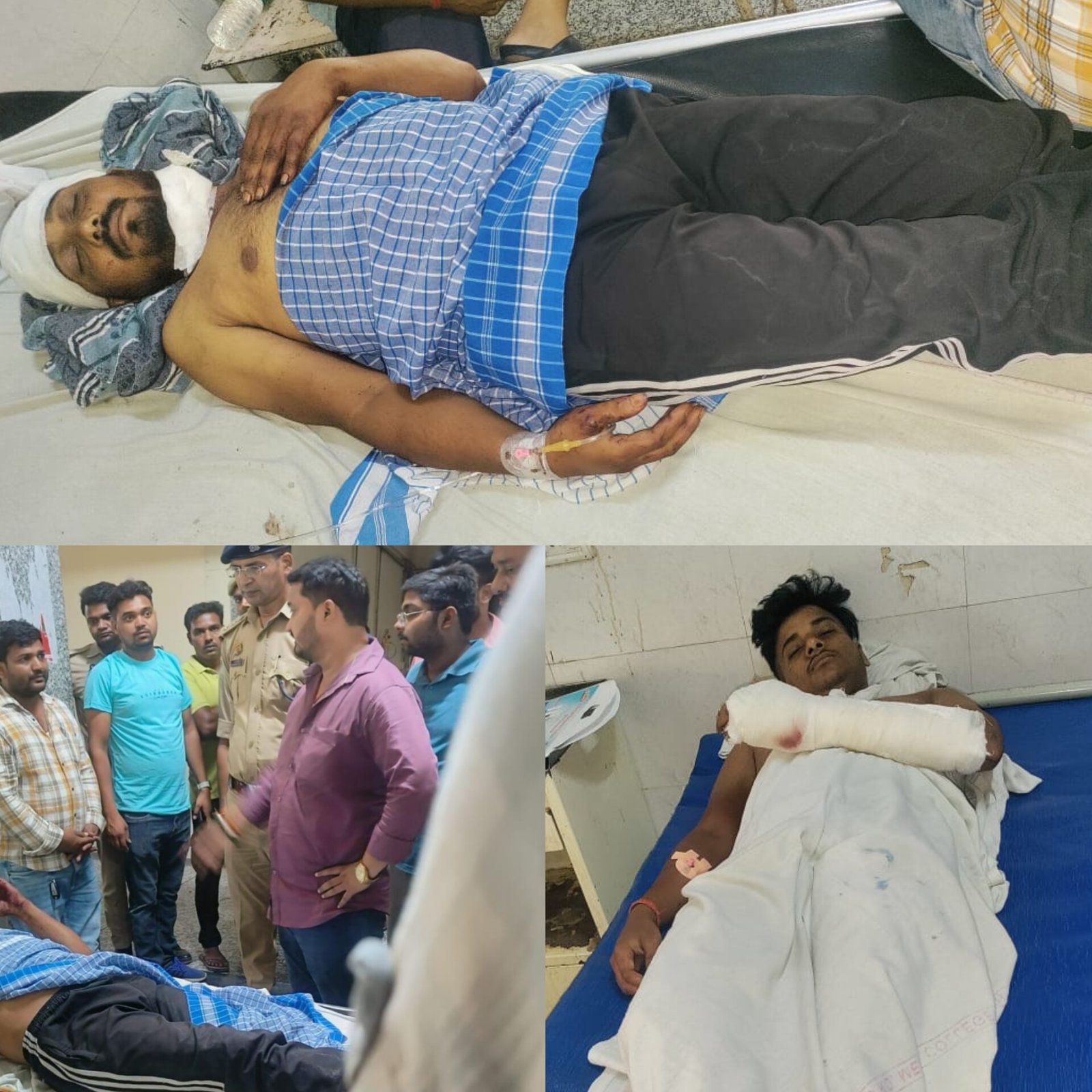 रुपए के लेनदेन को लेकर हो रहे विवाद का विरोध करने पर अंडा विक्रेता ने दो युवकों पर किया बांकी से हमला