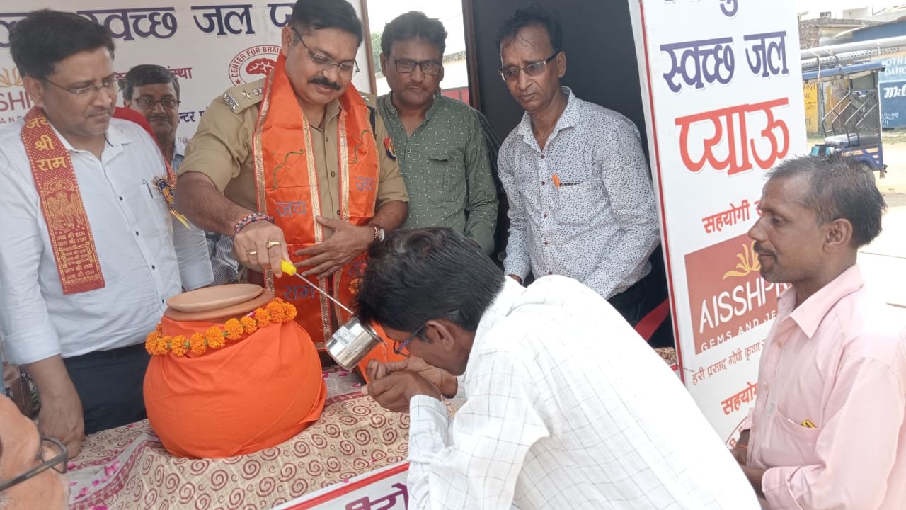 भीषण गर्मी में मानवीय एवं सामाजिक दृष्टिकोण से प्याऊ लगाना उत्तम कार्य- एस.पी. नार्थ