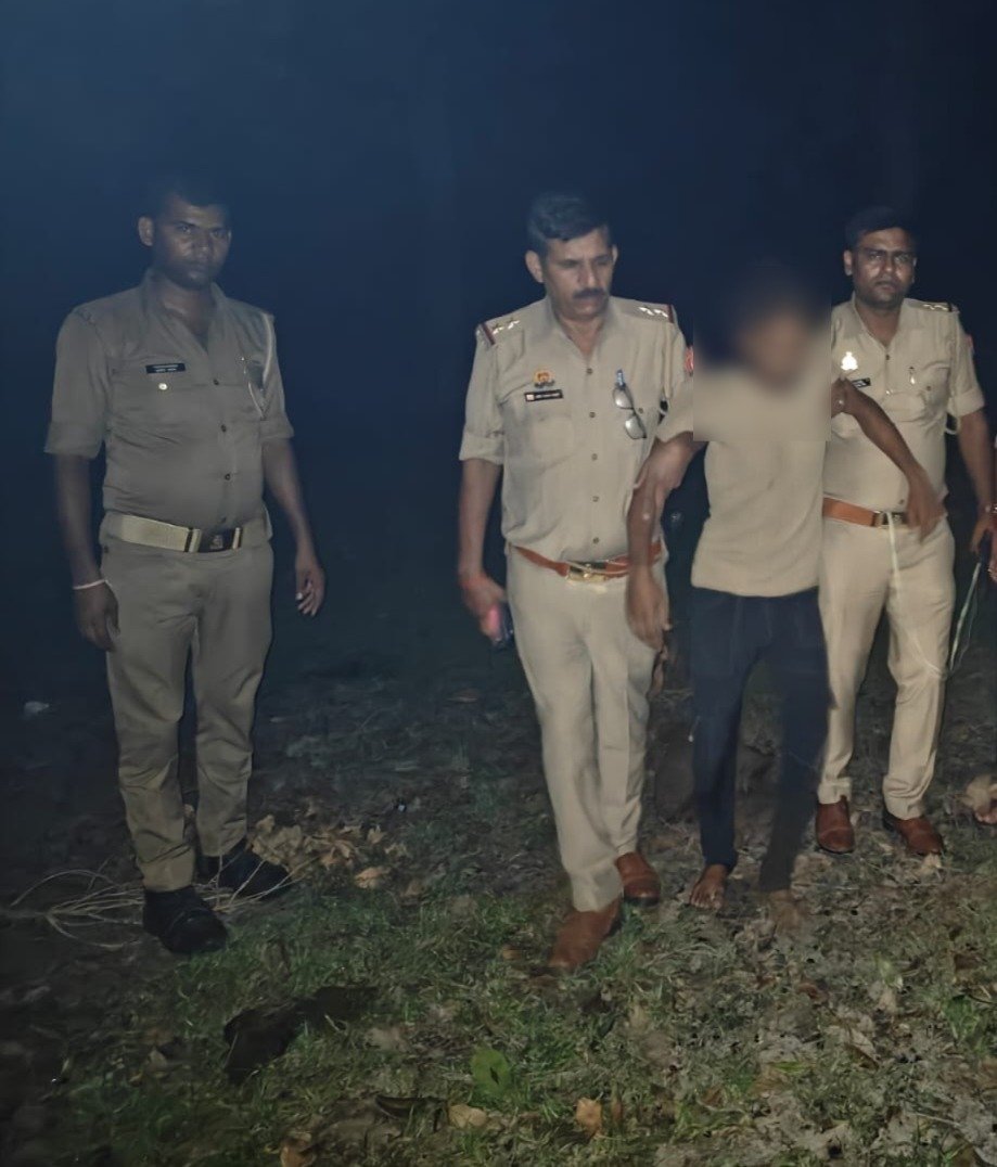 पुलिस मुठभेड़ में पकड़ा गया मास्टरमाइंड जवाबी कार्रवाई में पैर में लगी गोली