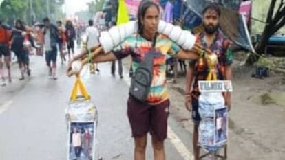  सास-ससुर के लिए कांवड़ यात्रा कर रही हैं शबनम