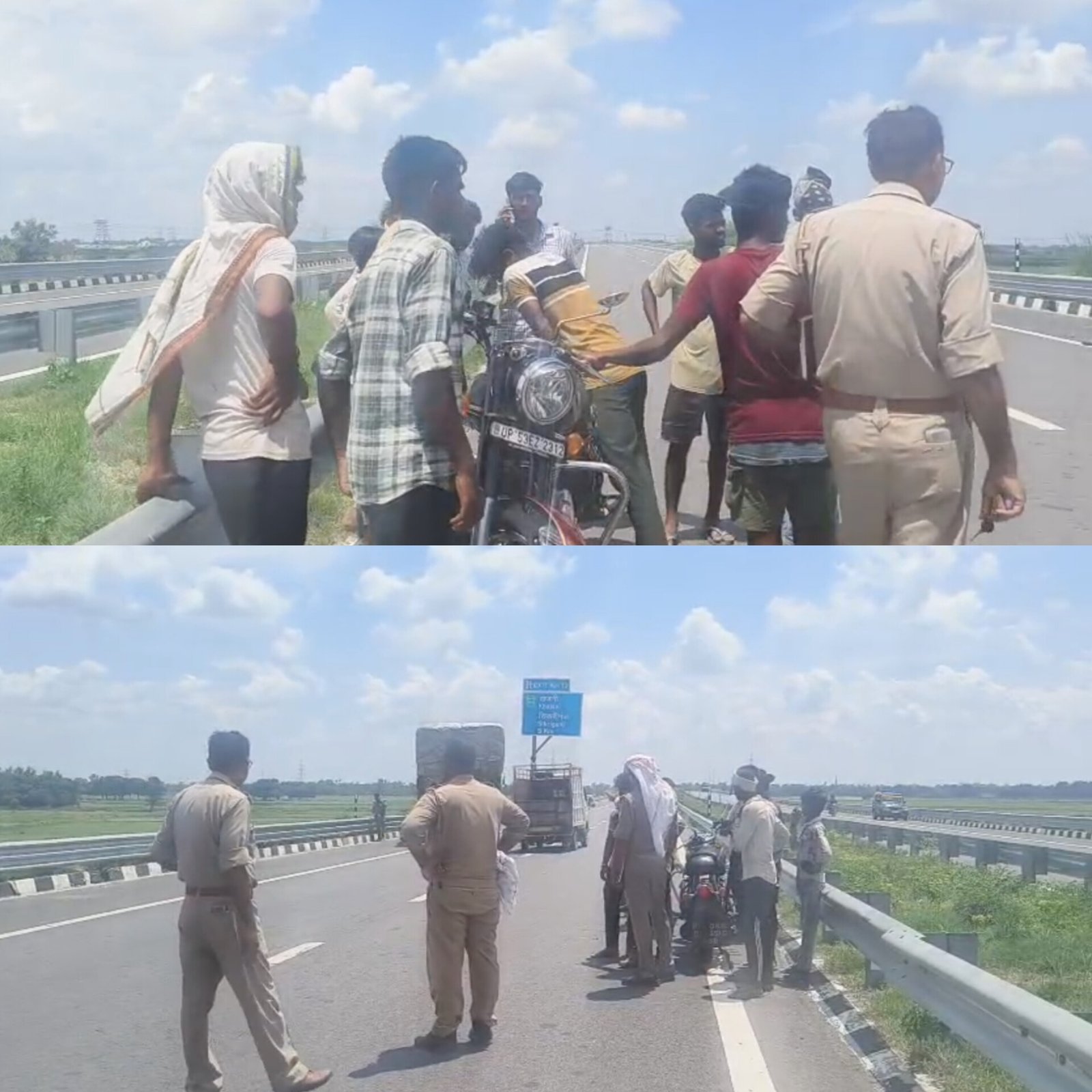गोरखपुर लिंक एक्सप्रेसवे पर रफ्तार का कहर, दो युवतियां और युवक घायल, दो की हालत नाजुक