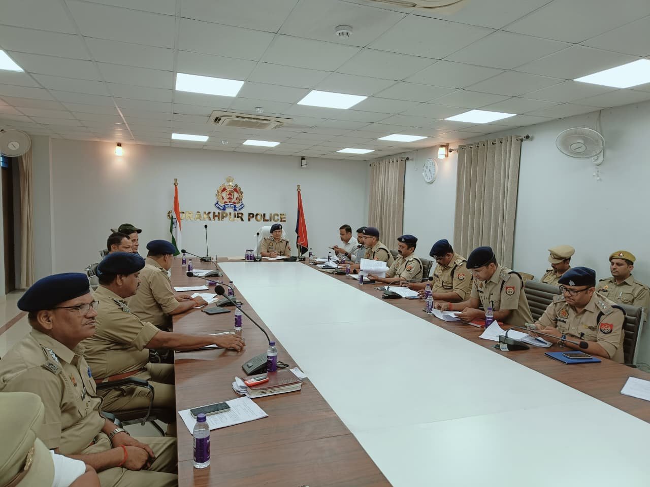 विजयदशमी शोभायात्रा की सुरक्षा को लेकर एसएसपी ने की समीक्षा