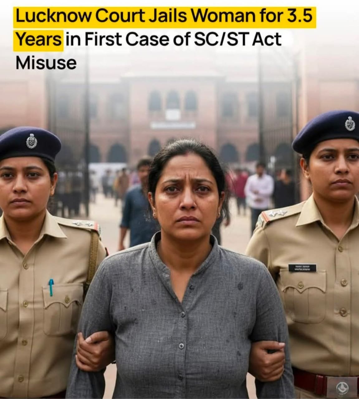 SC/ST कोर्ट ने एक महिला को 3 साल 6 महीने की सज़ा