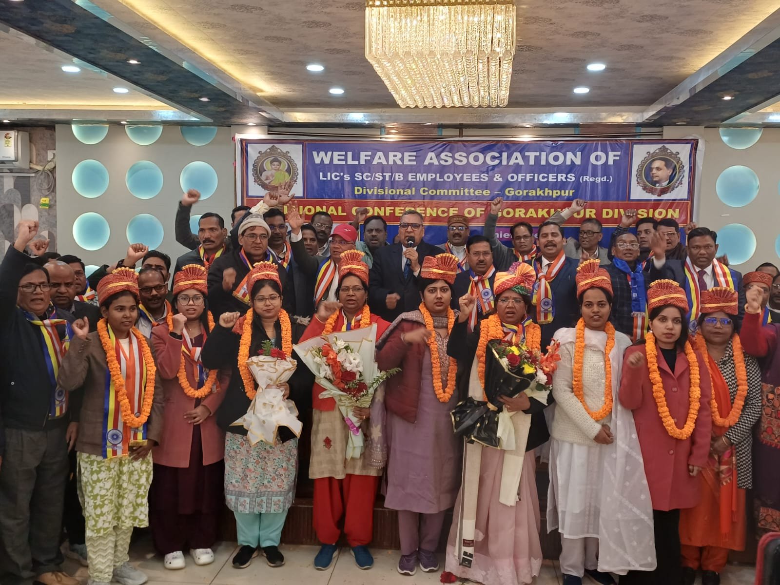 भारतीय जीवन बीमा निगम बुद्धिस्ट कर्मचारी एवं अधिकारी कल्याण संघ मंडलीय महाधिवेशन का आयोजन हुआ।
