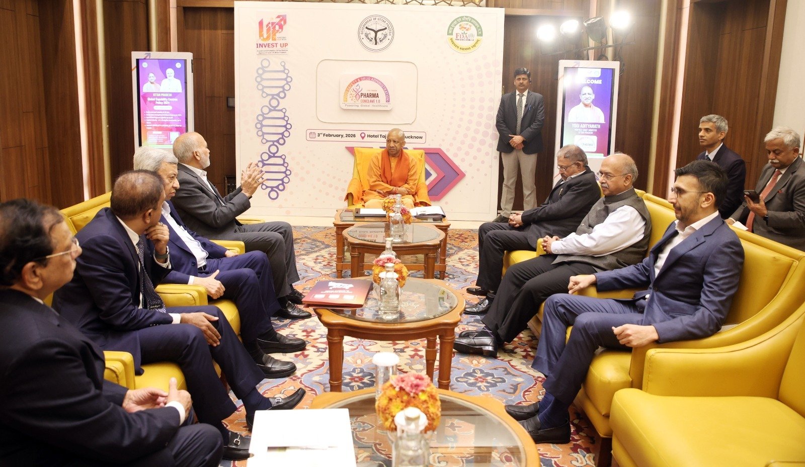 मुख्यमंत्री योगी आदित्यनाथ ने लखनऊ में वैश्विक निवेशकों एवं उद्यमियों के महासंगम “उत्तर प्रदेश फार्मा कॉन्क्लेव 1.0” का किया शुभारंभ