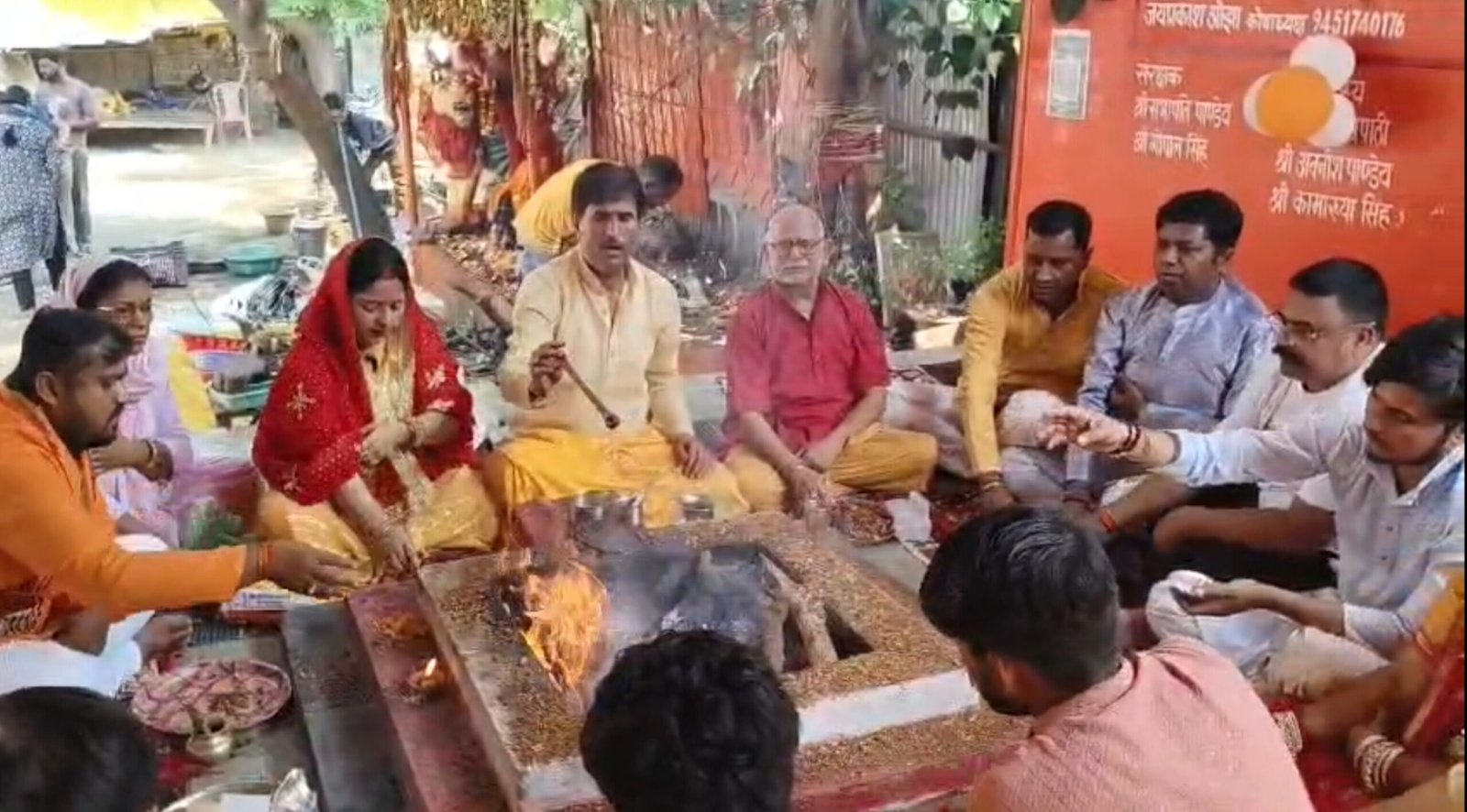 श्री बालाजी मंदिर मे शनि जयंती के अवसर पर हवन एवं ब्राह्मण भोज